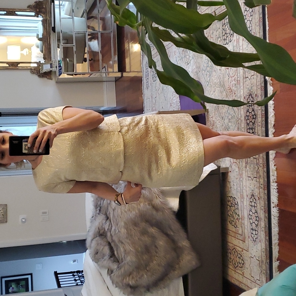 Tori Burch gold dress - Picture 5 of 6